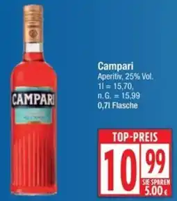 Edeka Campari Aperitiv, 25% Vol. Angebot