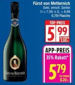 Edeka Fürst von Metternich Sekt Angebot