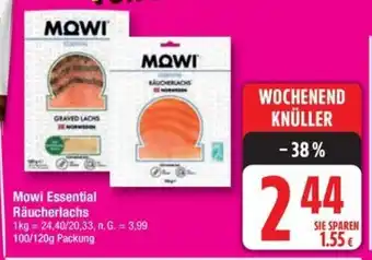 Edeka Mowi Essential Räucherlachs Angebot