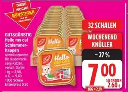 Edeka GUT&GÜNSTIG Hello my cat Schlemmerhappen Angebot