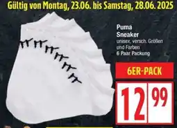 Edeka Puma Sneaker 6ER-PACK Angebot