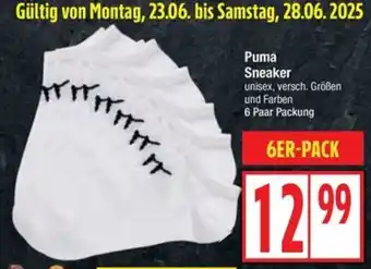 Edeka Puma Sneaker 6ER-PACK Angebot