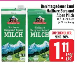 Edeka Berchtesgadener Land Haltbare Berg und Haltbare Berg und Alpen Angebot
