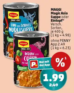PENNY MAGGI Magic Asia Suppe oder Eintopf Angebot