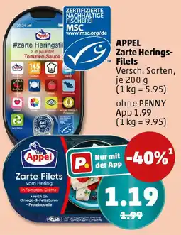 PENNY APPEL Zarte Herings- Filets Angebot