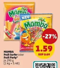 PENNY MAMBA Fruit Surfer oder Fruit Party Angebot