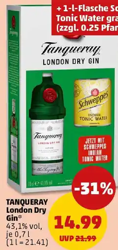 PENNY TANQUERAY London Dry Gin Angebot