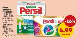 PENNY PERSIL Universal Megaperls oder 4 in 1 Color Discs Angebot