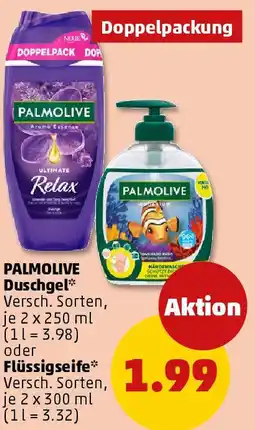 PENNY PALMOLIVE Duschgel oder Flüssigseife Angebot
