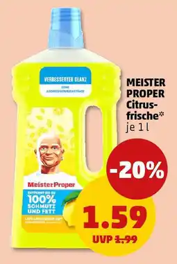 PENNY MEISTER PROPER Citrus- frische Angebot