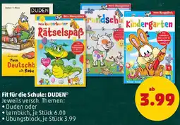 PENNY Fit für die Schule: DUDEN Angebot