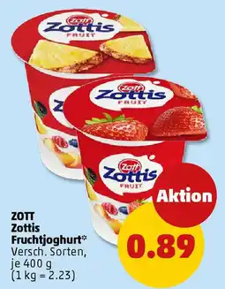 PENNY ZOTT Zottis Fruchtjoghurt Angebot