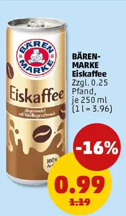 PENNY BÄREN- MARKE Eiskaffee Angebot
