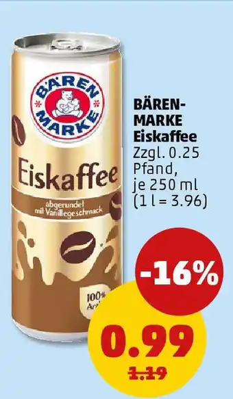 PENNY BÄREN- MARKE Eiskaffee Angebot
