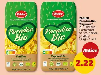 PENNY ZABLER Paradiso Bio Teigware Angebot