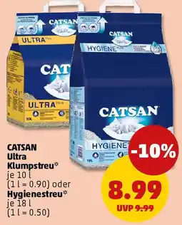 PENNY CATSAN Ultra Klumpstreu oder Hygienestreu Angebot