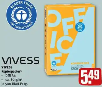 REWE VIVESS Kopierpapier Angebot