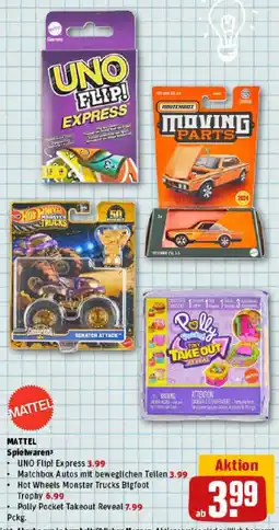REWE MATTEL Spielwaren Angebot