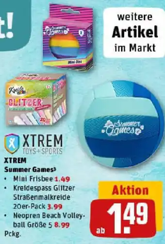 REWE XTREM Summer Games Angebot