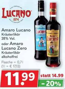 Getränkeland Amaro Lucano Kräuterlikör Angebot
