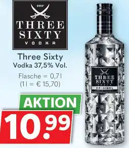 Getränkeland Three Sixty Vodka Angebot
