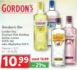 Getränkeland Gordon's Gin London Dry Angebot