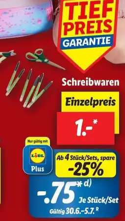 Lidl Schreibwaren Angebot