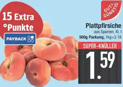 E-Center Gut & Günstig Plattpfirsiche Angebot