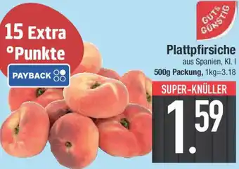 E-Center Gut & Günstig Plattpfirsiche Angebot