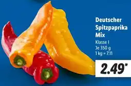 Lidl Deutscher Spitzpaprika Mix Angebot