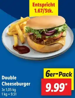 Lidl Double Cheeseburger Angebot