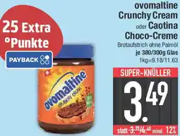 E-Center ovomaltine Crunchy Cream oder Caotina Choco-Creme Angebot