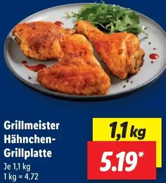 Lidl Grillmeister Hähnchen Grillplatte Angebot