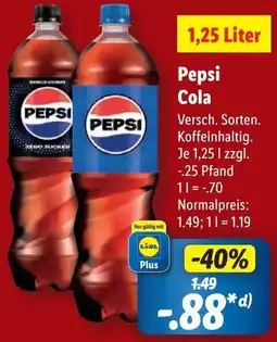 Lidl Pepsi Cola Angebot