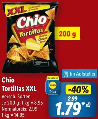 Lidl Chio Tortillas XXL Angebot