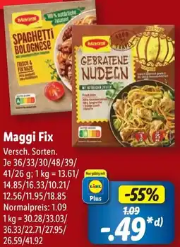 Lidl Maggi Fix Angebot