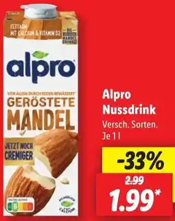 Lidl Alpro Nussdrink Angebot