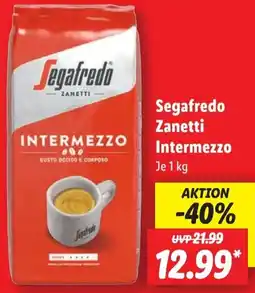 Lidl Segafredo Zanetti Intermezzo Angebot