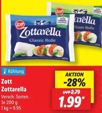 Lidl Zott Zottarella Angebot
