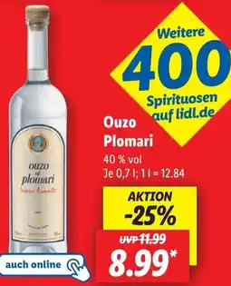 Lidl Ouzo Plomari Angebot