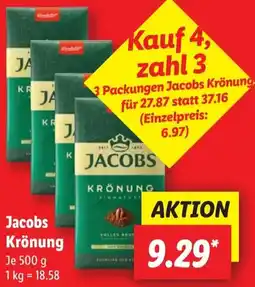 Lidl Jacobs Krönung Angebot