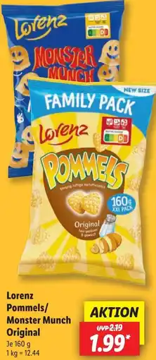 Lidl Lorenz Pommels/ Monster Munch Original Angebot
