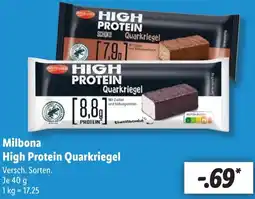 Lidl Milbona High Protein Quarkriegel Angebot