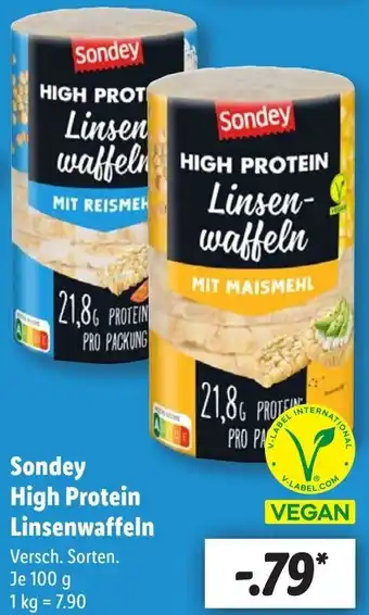 Lidl Sondey High Protein Linsenwaffeln Angebot