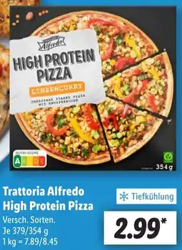 Lidl Trattoria Alfredo High Protein Pizza Angebot
