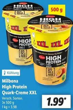 Lidl Milbona High Protein Quark-Creme XXL Angebot