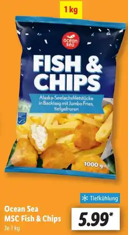 Lidl Ocean Sea MSC Fish & Chips Angebot