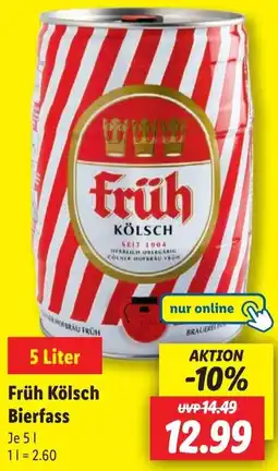 Lidl Früh Kölsch Bierfass Angebot