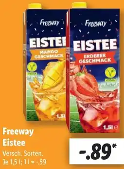 Lidl Freeway Eistee Angebot