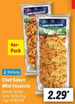 Lidl Chef Select Mini Focaccia Angebot